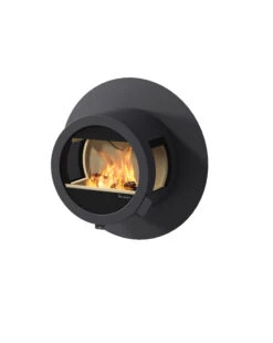 Kaminofen Nordpeis ME Wand 5,8 KW Schwarz -FeuerLust Verkäufe nordpeis kaminofen me wand mit seitenglas hitzeschutz 0114ijie2whaut