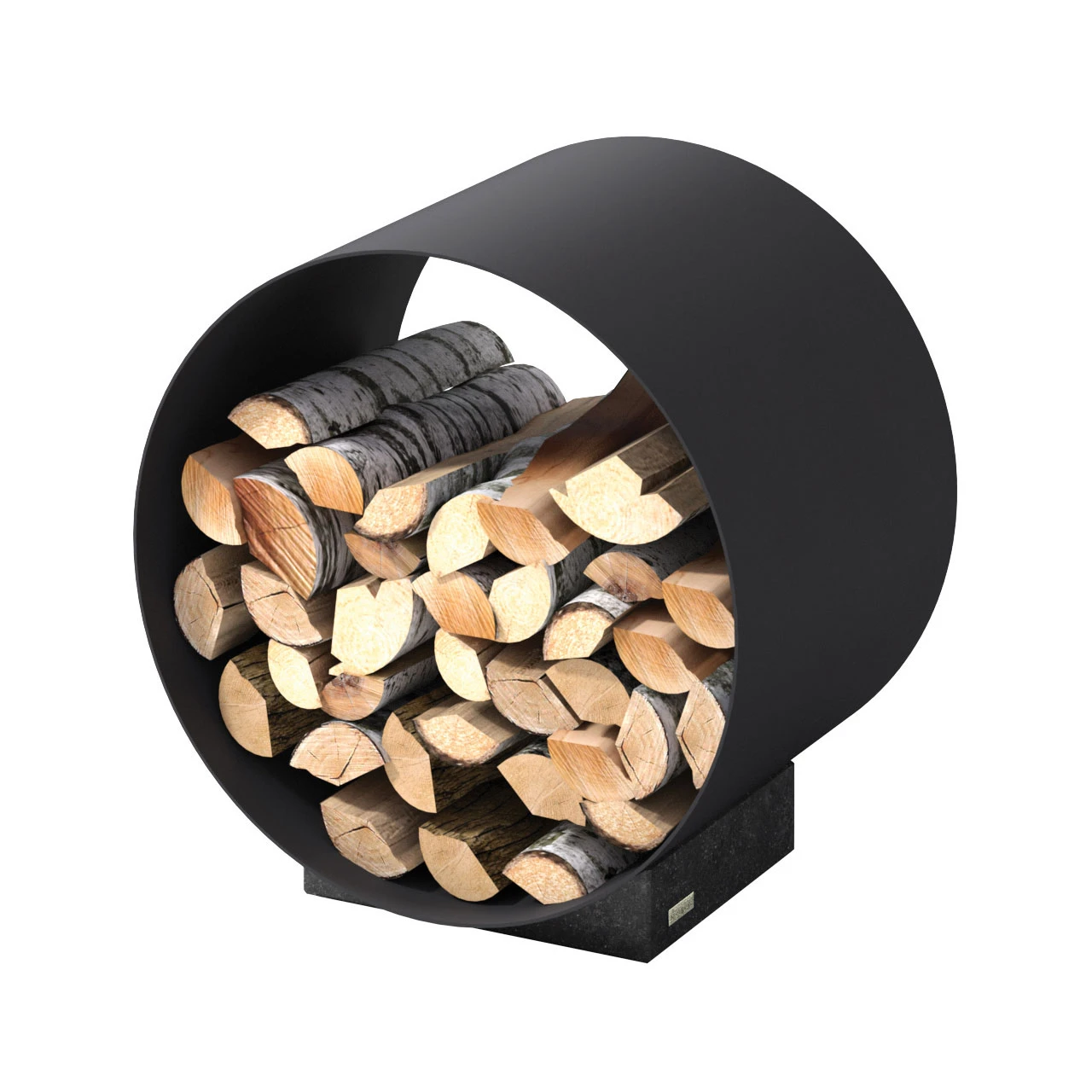 Kaminholzregal Rund Stahl Nordpeis ME WOOD 1 3 Kaminholzregal Rund Stahl Nordpeis ME WOOD 1