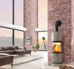 Kaminofen Spartherm PASSO S, 6,1 KW 9 Kaminofen Spartherm PASSO S, 6,1 KW -FeuerLust Verkäufe passo s stahl geschliffen milieu 01